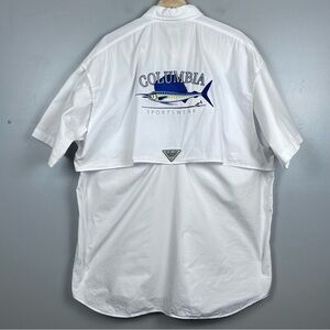 Columbia Sportswear Men's PFG Vented Large Marlin Fishing Shirt Size XL; Classic